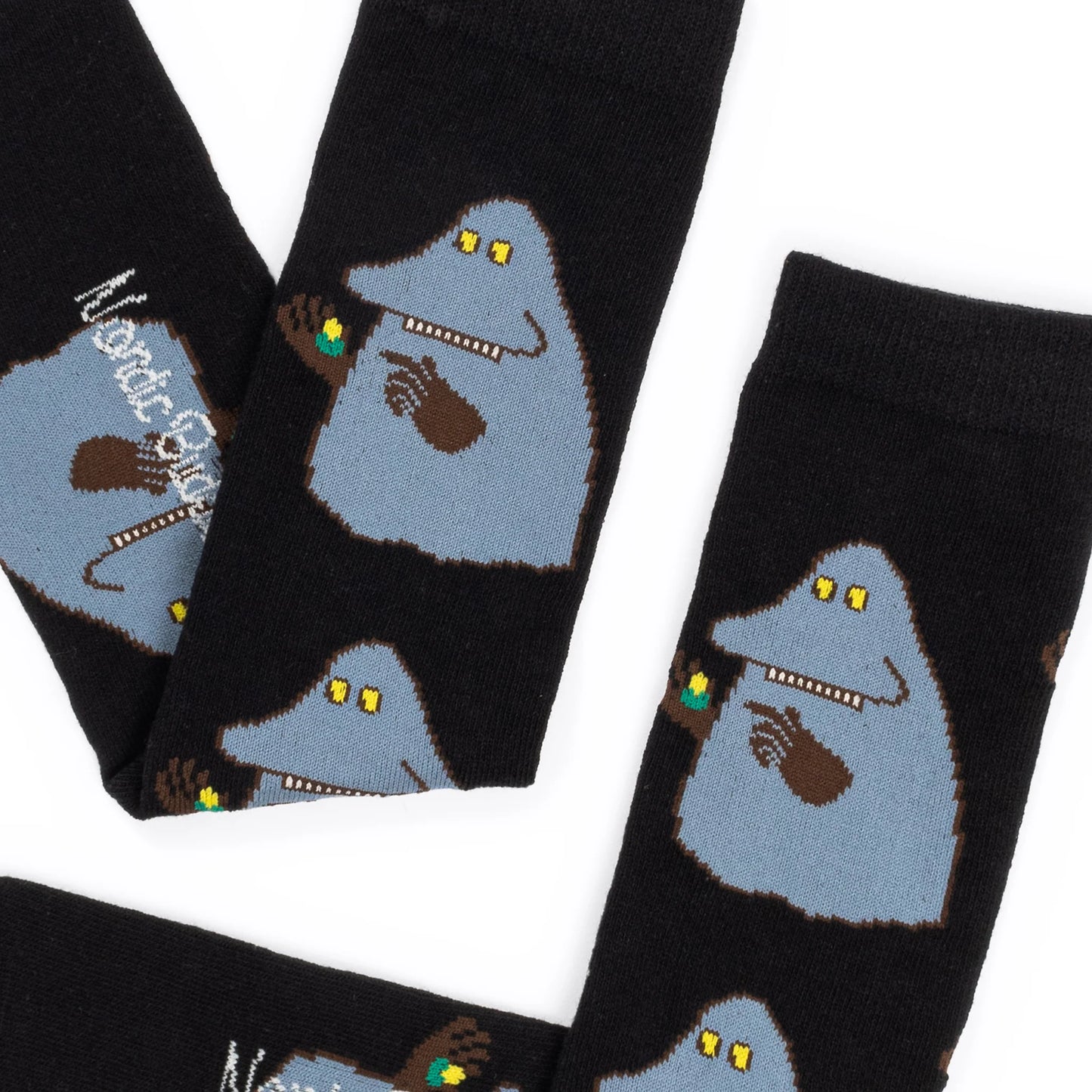 Groke Moomin Socks Black/grey Size EU: 40-45 - Aamu.co.uk - NordicBuddies