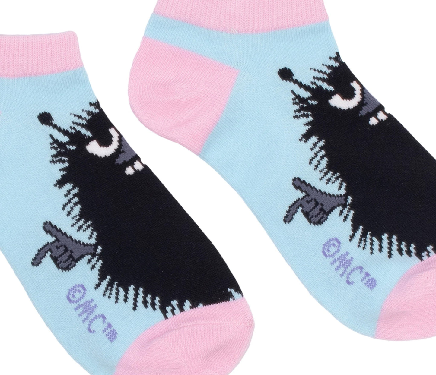 Stinky, Ladies Moomin Ankle Socks, Pink/Light blue, EU36-42, UK3-9 - Aamu.co.uk - NordicBuddies - Aamu.co.uk