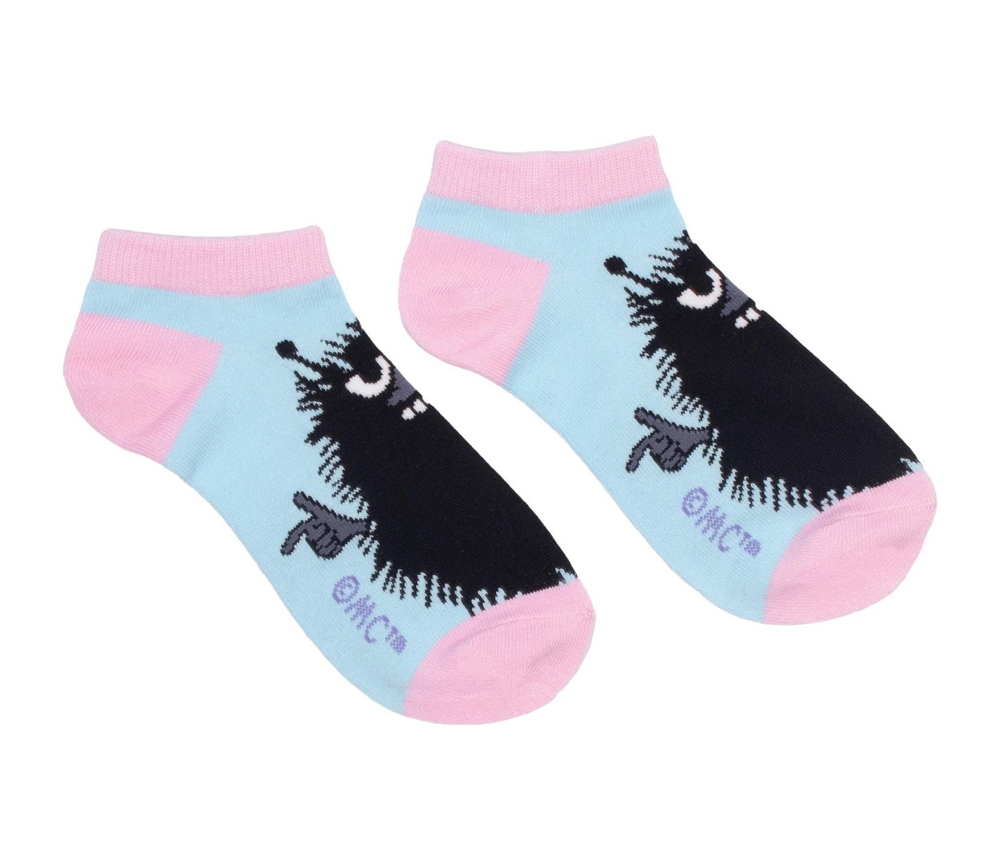Stinky, Ladies Moomin Ankle Socks, Pink/Light blue, EU36-42, UK3-9 - Aamu.co.uk - NordicBuddies - Aamu.co.uk