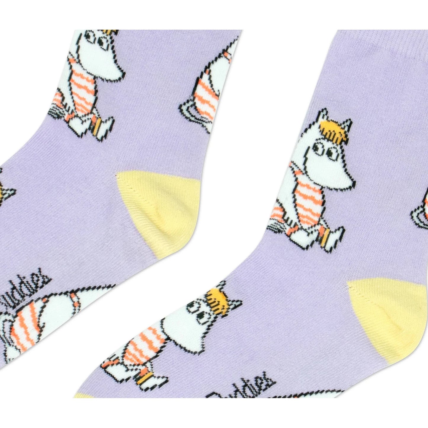 Snorkmaiden At The Beach Ladies Moomin Socks, Purple, EU36-42 - Aamu.co.uk - NordicBuddies